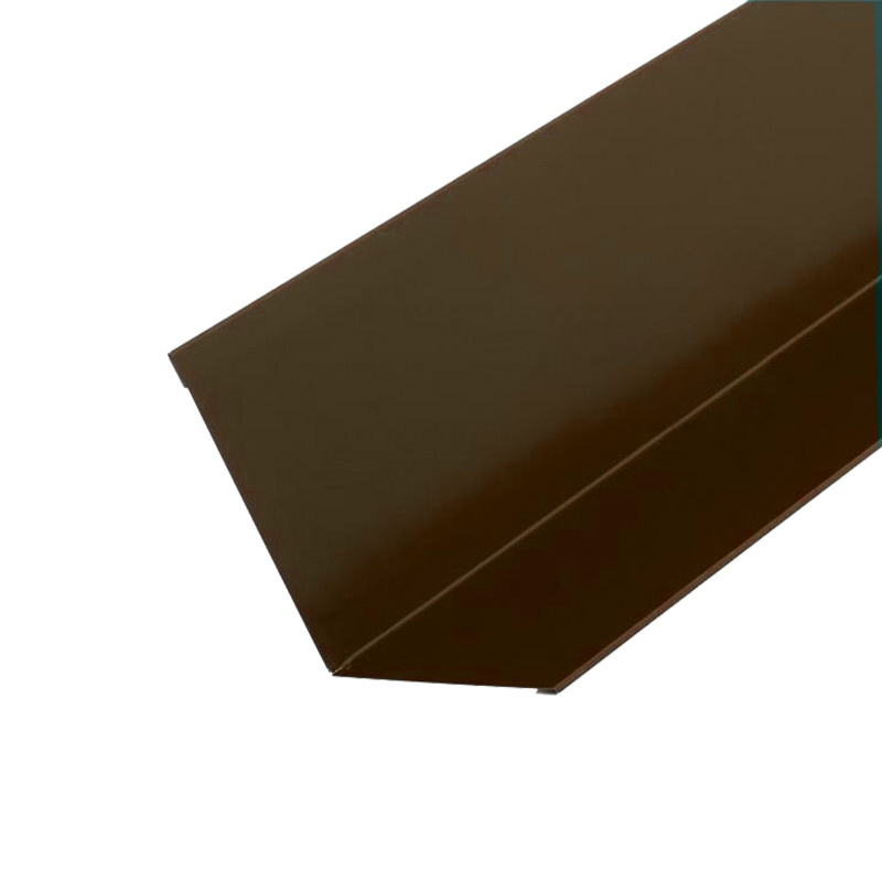 Планка примыкания для гибкой черепицы (RAL 8017) корич. шоколад (2 м)