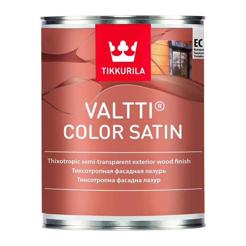 Антисептик Tikkurila Valtti Color Satin EC лессирующий (0,9 л)