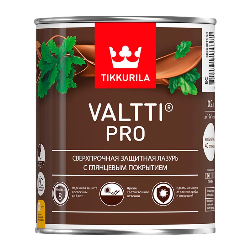 Антисептик Tikkurila Valtti Pro орех (0,9л)