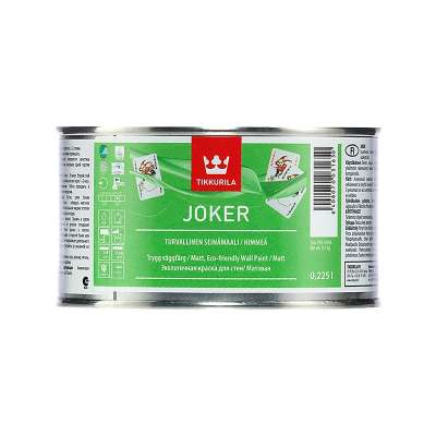 Краска в/д интерьерная Tikkurila JOKER C гипоаллергенная (0,225 л)