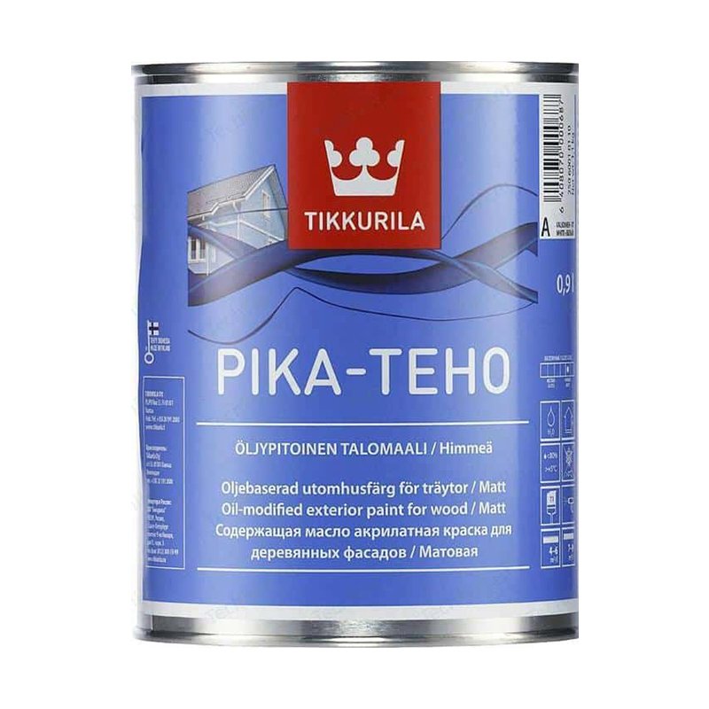 Краска в/д фасадная Tikkurila Pika-Teho A (0,9 л)