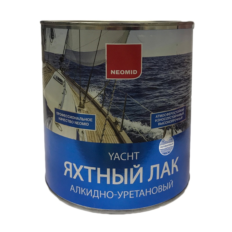 Лак яхтный Neomid Yacht алкидно-уретановый глянцевый (2,5 л)