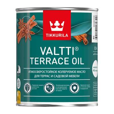 Масло для террас Tikkurila Valtti TERRACE OIL EC (0,9 л)